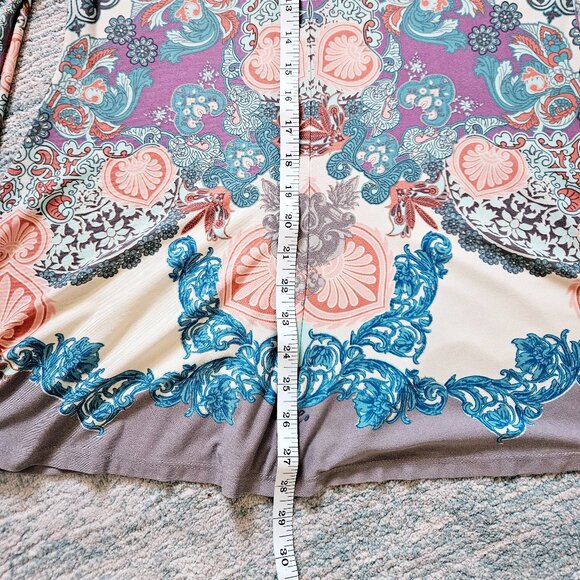 Boston Proper Multicolor "Paisley" Top , Size Medium - Picture 6 of 6
